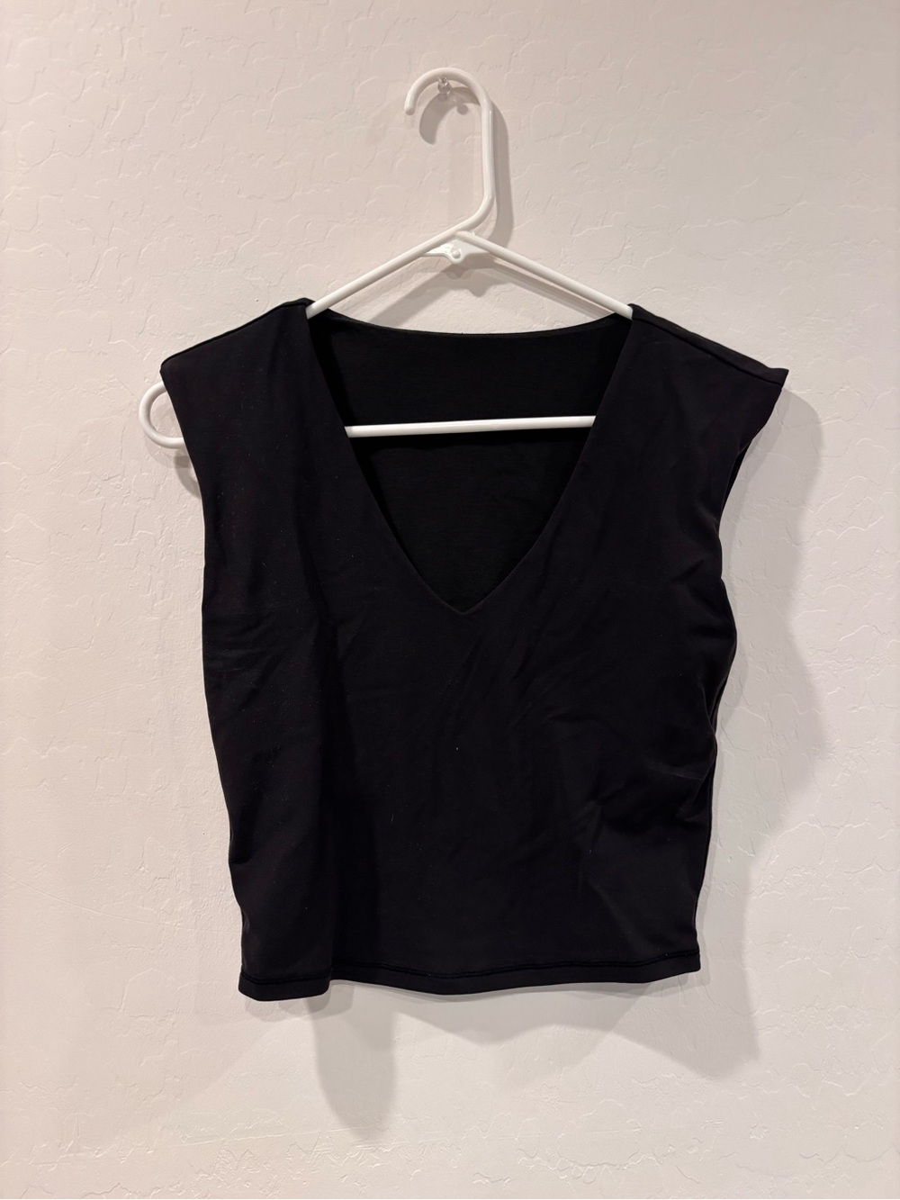 Athleta Black V-Neck Sleeveless Tank